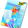 Folia Transparan 115gsm A4 10 renk 10tabaka