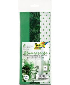 Folia Tissue Kağıt 50x70 Desenli Yeşiller 3Tabaka