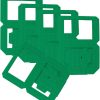 Folia Lathernen 3D oluklu karton 5 adet yeşil