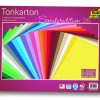 Folia Fon Kartonu 220gsm 25x35 25 renk 25 Tabaka
