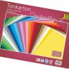 Folia Fon Kartonu 220gsm 35x50 25 renk 25 Tabaka