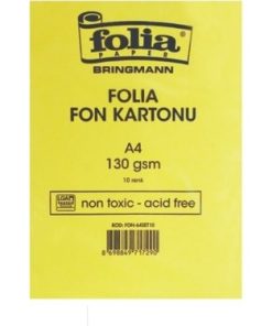 Folia Fon Kartonu 130gsm beyaz A4
