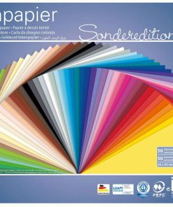 Folia Fon Kartonu 130gsm 25x35 50 renk 50tabaka