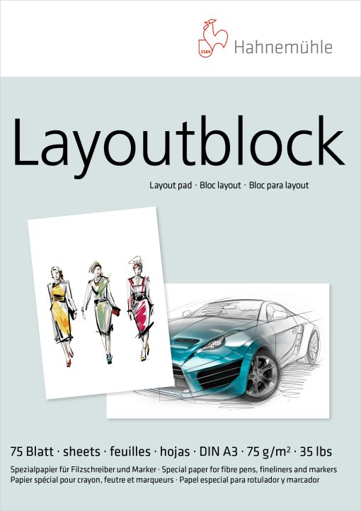 Layout Blok A3 75 sayfa