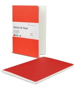 Sketch note A5 125g ikili kırmızı 20 ya