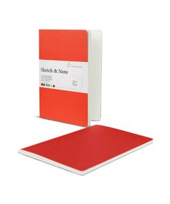 Sketch note A4 125g ikili kırmızı 20 ya