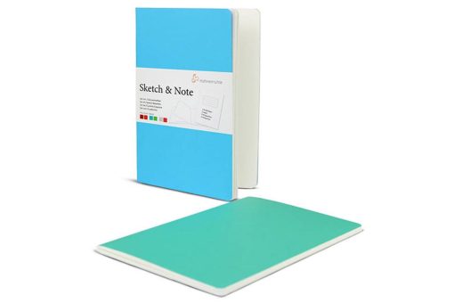 Sketch note A4 125g mavi ikili 20 ya