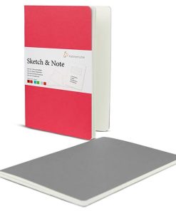 Sketch note A5 125g Gri/Pembe ikili 20 ya