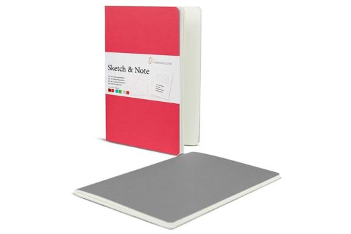 Sketch note A5 125g Gri/Pembe ikili 20 ya