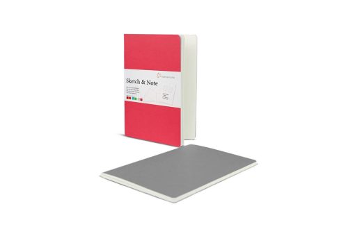 Sketch note A4 125g Gri/Pembe ikili 20 ya