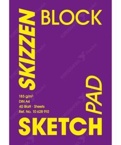 Velvet Eskiz Blok A4 185g 40y