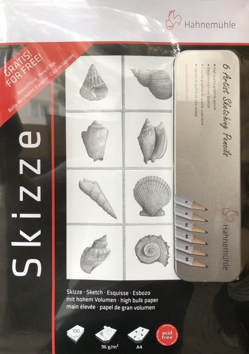 Eskiz Blok Set 2ad A4 (150gr 50y)+Kalem