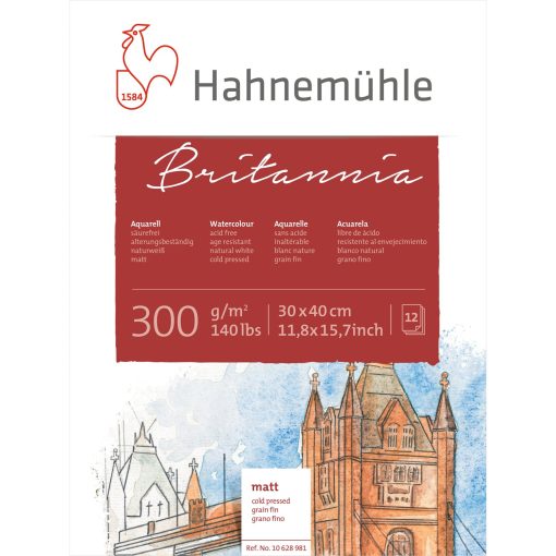 Britannia Blok 300g mat 30x40cm 12 yaprak