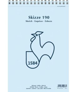 Sketch Pad Spiral 190g A4 50ya