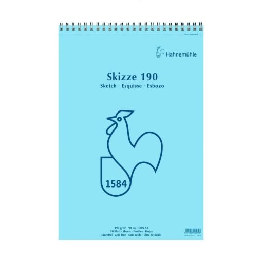 Sketch Pad Spiral 190g A3 50ya