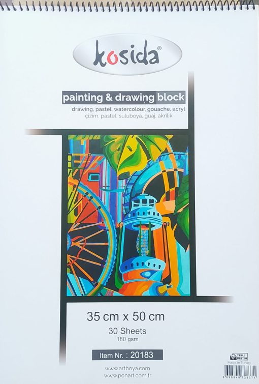 Kosida Resim Defteri, Grenli (Dokulu), 35x50cm