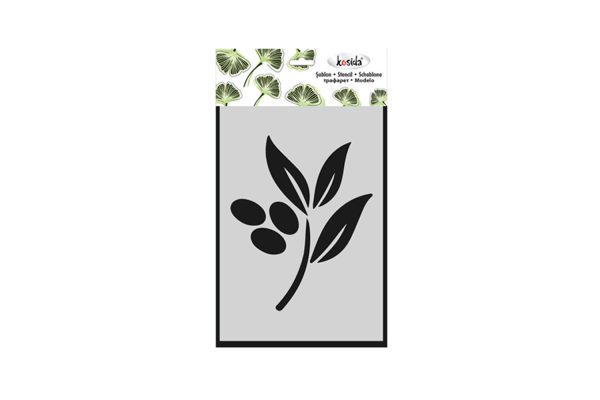 Kosida Stencil 15x20cm Zeytin Dalı