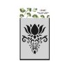 Kosida Stencil 15x20cm Nilüferli Motif