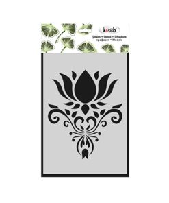 Kosida Stencil 15x20cm Nilüferli Motif