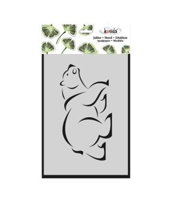 Kosida Stencil 15x20cm Beyaz Ayı