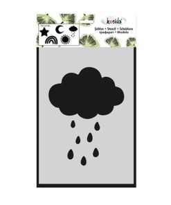 Kosida Stencil Set 15x20cm Gökyüzü'nden 5 adet