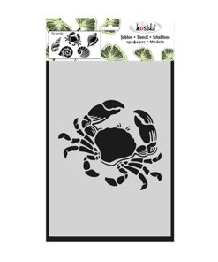 Kosida Stencil Set 15x20cm Deniz Kabukları 5 adet