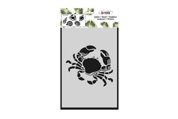 Kosida Stencil Set 15x20cm Deniz Kabukları 5 adet