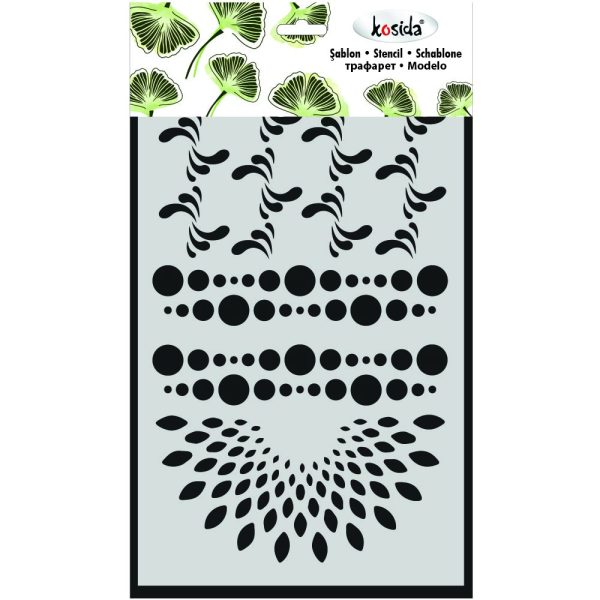 Kosida Stencil 20x30cm Yaz Işıltısı