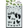 Kosida Stencil 20x30cm Bebek Geliyor