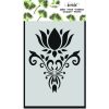 Kosida Stencil 20x30cm Nilüferli Motif