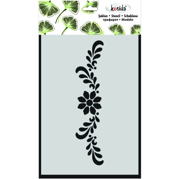 Kosida Stencil 20x30cm Çiçek Tacı
