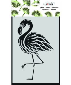 Kosida Stencil 20x30cm Flamingo
