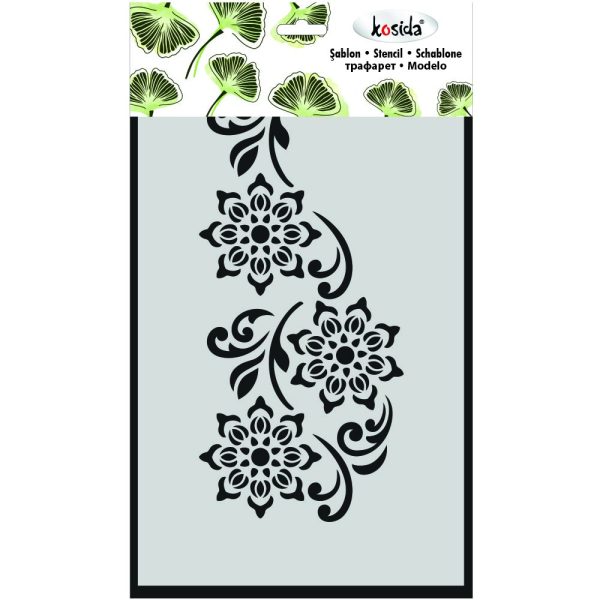 Kosida Stencil 20x30cm Çarkıfelek
