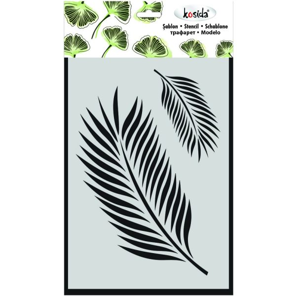 Kosida Stencil 20x30cm Palmiye Yaprağı