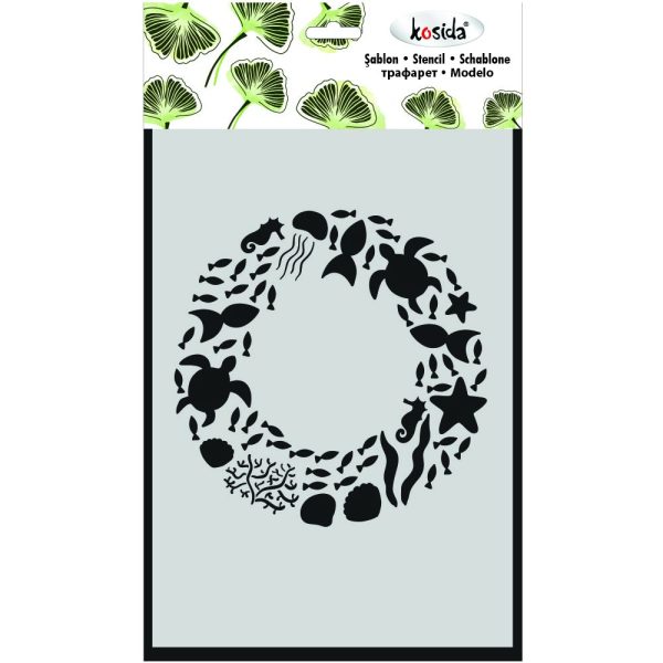 Kosida Stencil 20x30cm Denizaltı