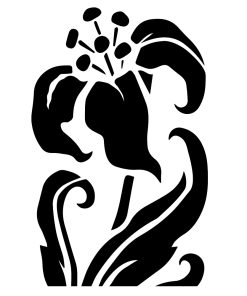 Kosida Stencil 20x30cm Lilyum