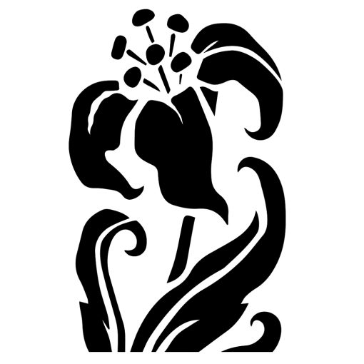 Kosida Stencil 20x30cm Lilyum