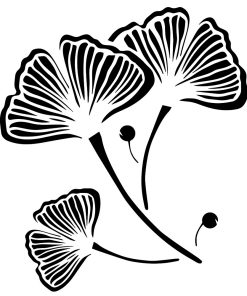 Kosida Stencil 20x30cm Ginkgo