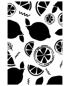 Kosida Stencil 20x30cm Limonlar