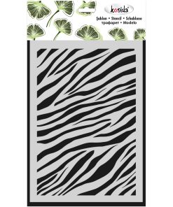 Kosida Stencil 20x30cm Zebra Deseni
