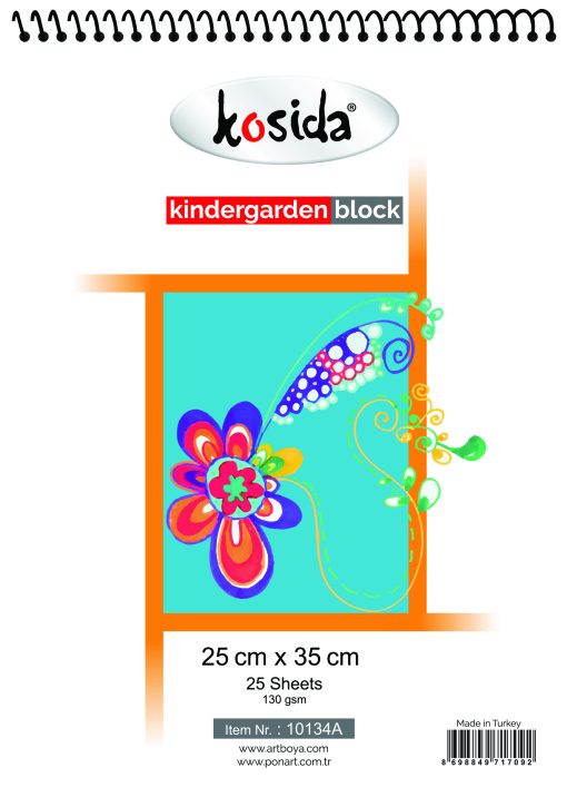 Kosida Kindergarden Resim Defteri 25x35cm 25 yp