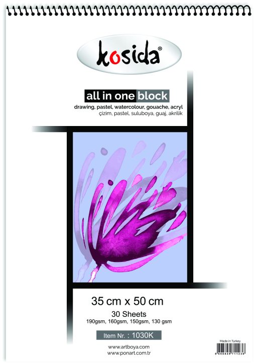 Kosida All In One Block 35x50cm 30 yaprak