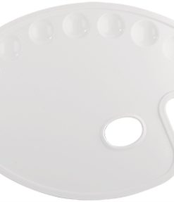 Lukas Oval Plastik Palet 22x30cm