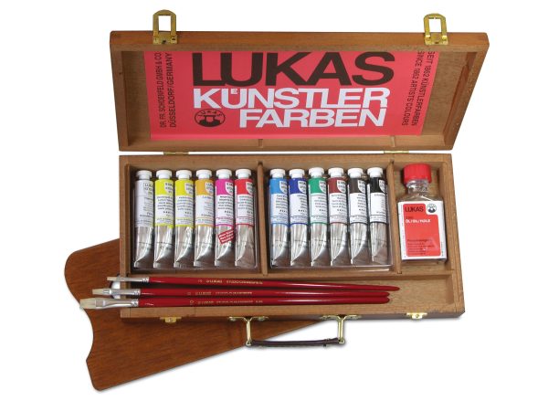 Lukas Studio Yağlı Boya Set 12li20ml+1Palet+3Fırça