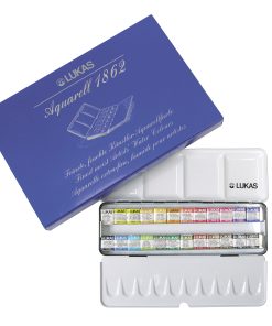 Lukas 1862 Aquarell Set 24x1/2 Tablet