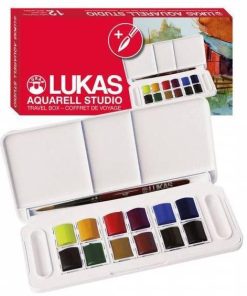 Lukas Studio Aquarell Set 12x1/2 tablet