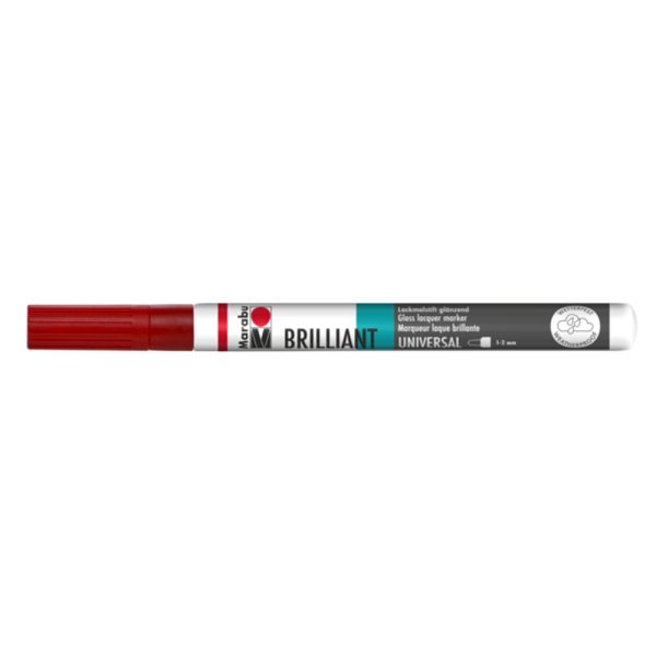 Marabu Brillant Marker 1-2mm Cherry