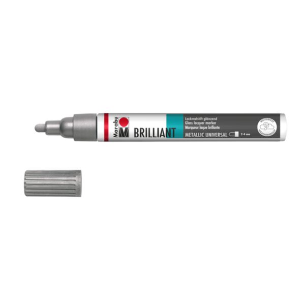 Marabu Brillant Marker 2-4mm Silver