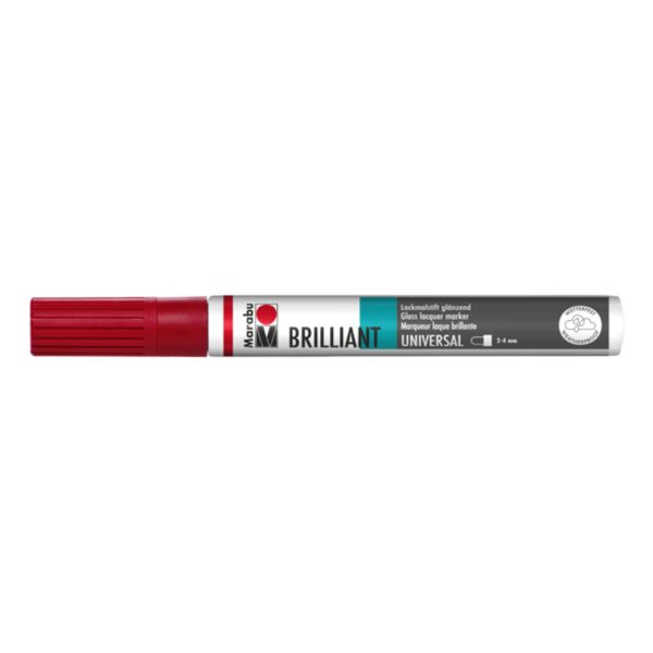 Marabu Brillant Marker 2-4mm Cherry