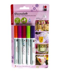 Marabu Glass Painter Set Summertime 5 Renk